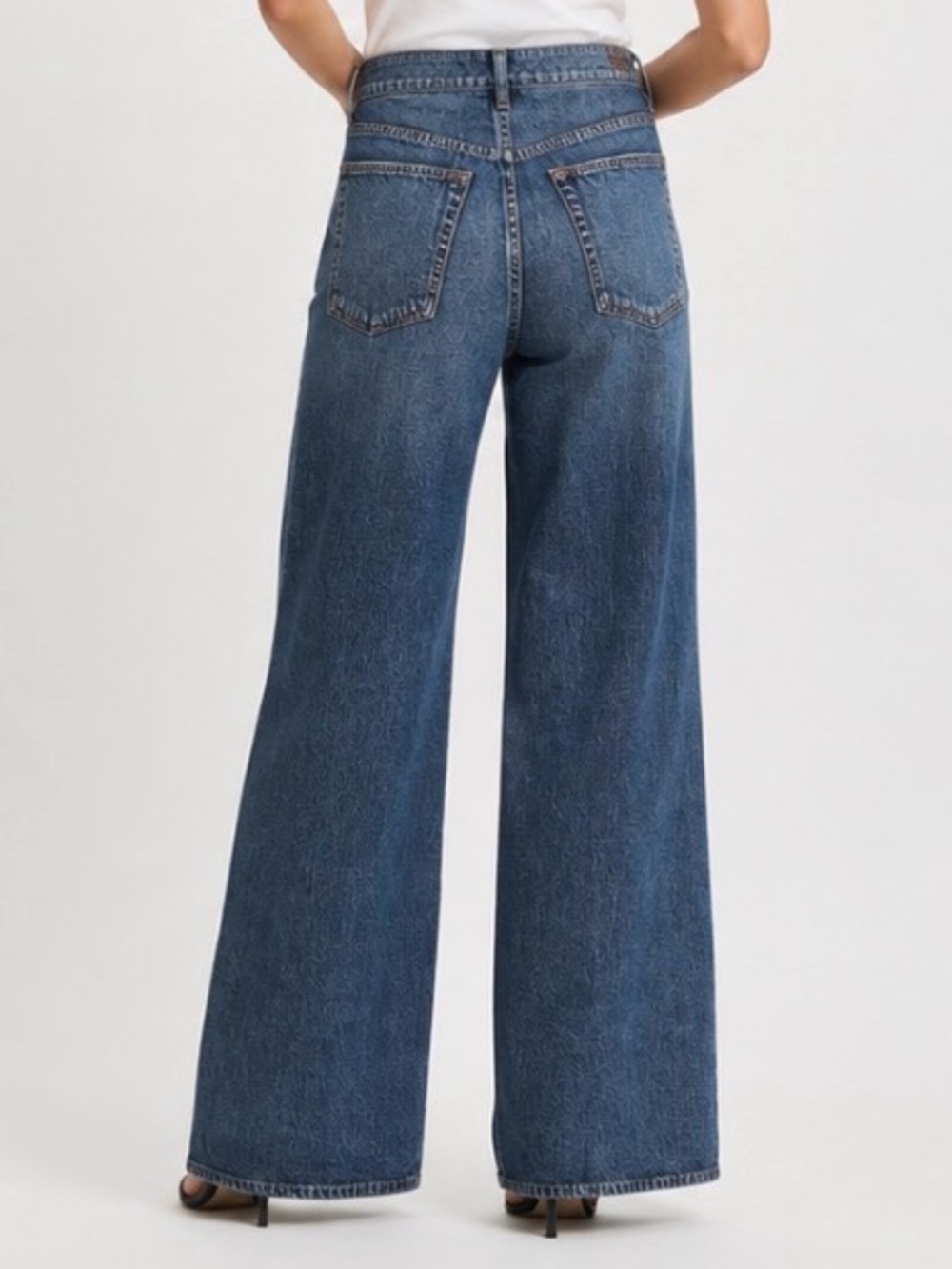 rag & bone Miramar Sofie Wide Leg Pants in Kimber Size 26 - Picture 2 of 7